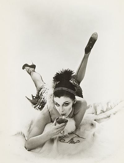 Colette Marchand, 1952 Stampa Vintage al