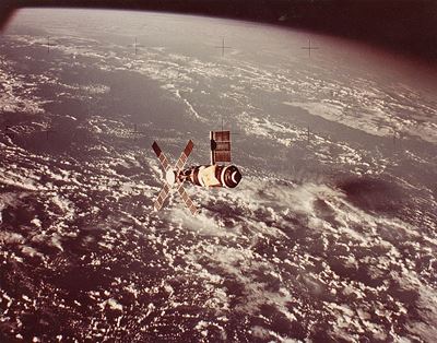 Skylab, 1973 Vintage C-print Applicata S