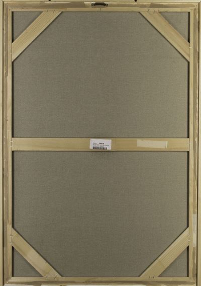 Senza titolo (1970-73), smalto e collage su carta