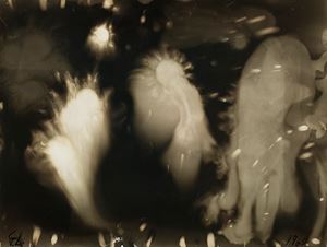 Alberto Burri, combustione cellotex, 1960