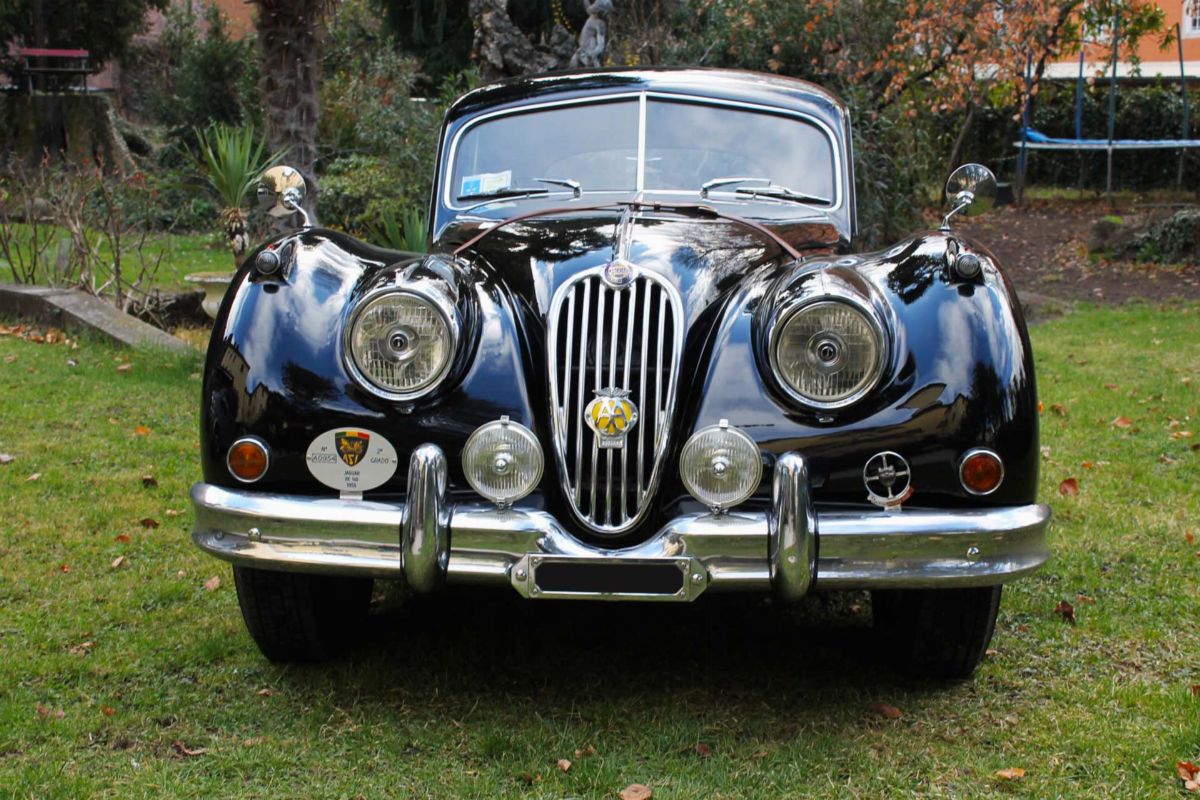 1955, xk 140 jaguar coupè. numero di te
