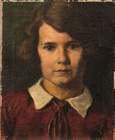 Ritratto femminile, olio su tela, 1927