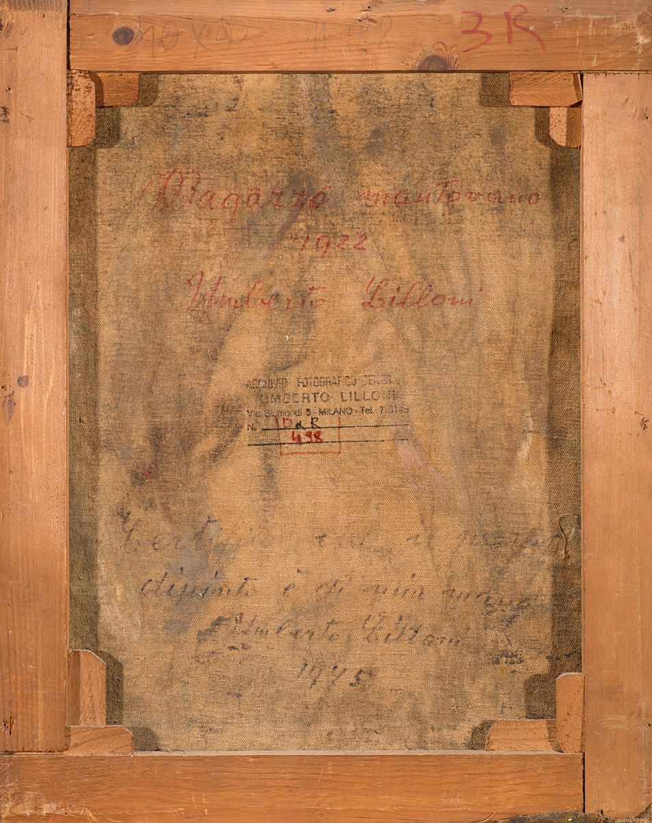 Umberto Lilloni - Ragazzo mantovano, olio su tela, 1922