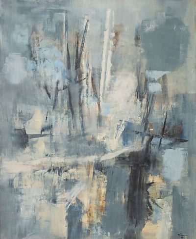 Temporale, 1958, olio su tela