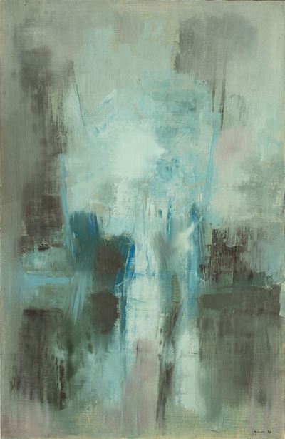 Schiarita (1958), olio su tela