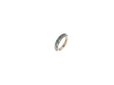 Anello in Oro e Smeraldi a Fascia in Or