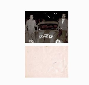 Fotografia alla partenza dell'equipaggio