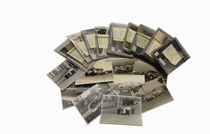 Lotto di 136 fotografie di vetture che h