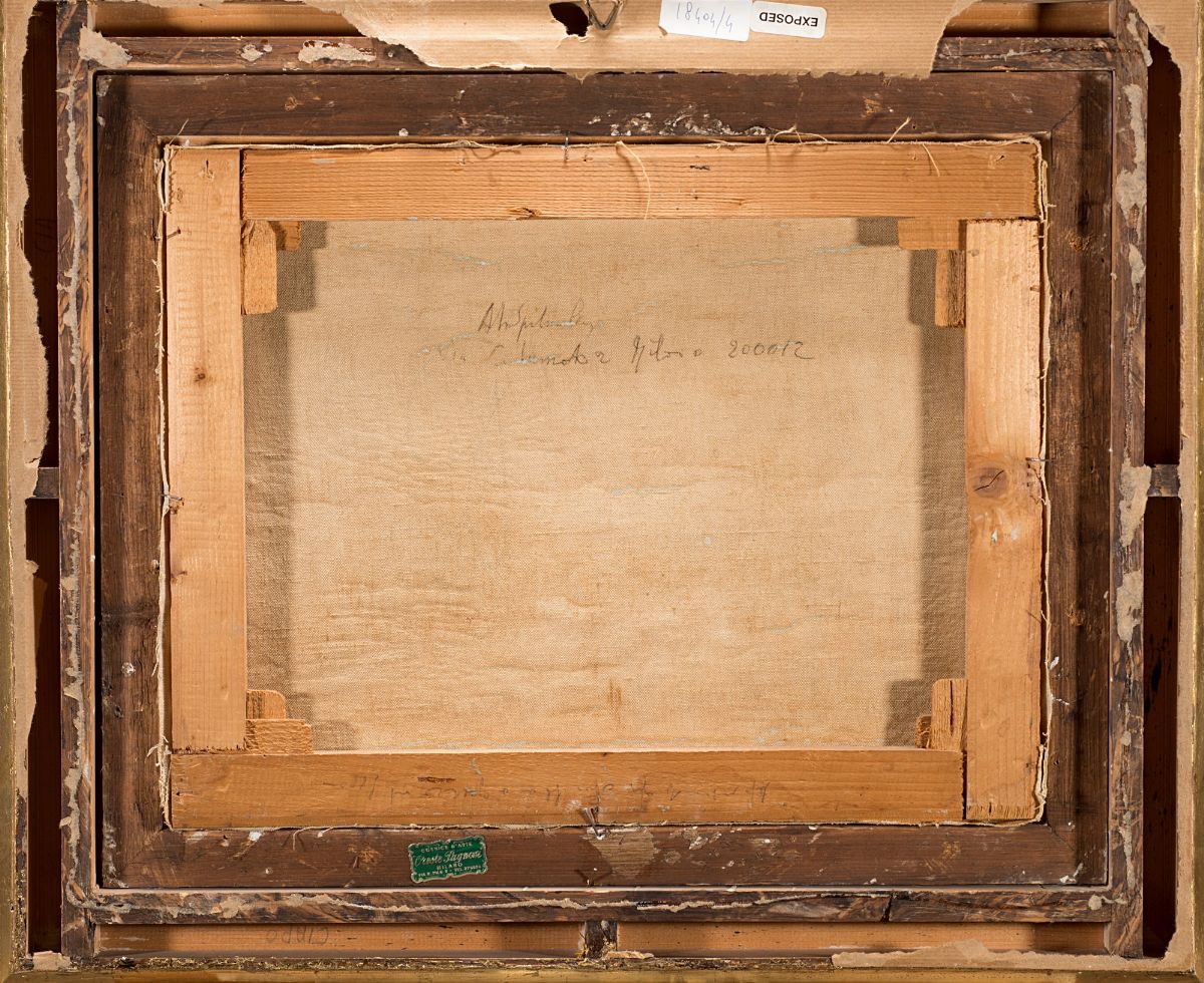 Adriano Spilimbergo - Paesaggio invernale, olio su tela