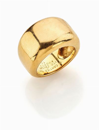 Cartier, Anello in oro giallo 18K, 1997