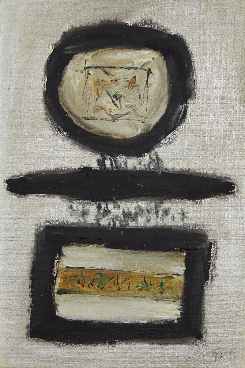 Hsiao Chin - Qe47, 1960, olio su tela