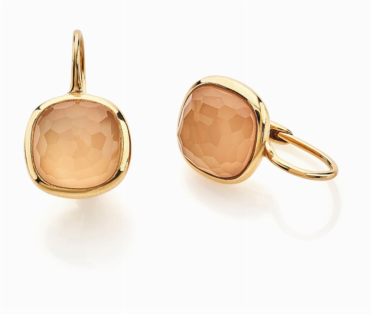 Pomellato, Demi-parure firmata in oro rosé 18K con quarzi rosa