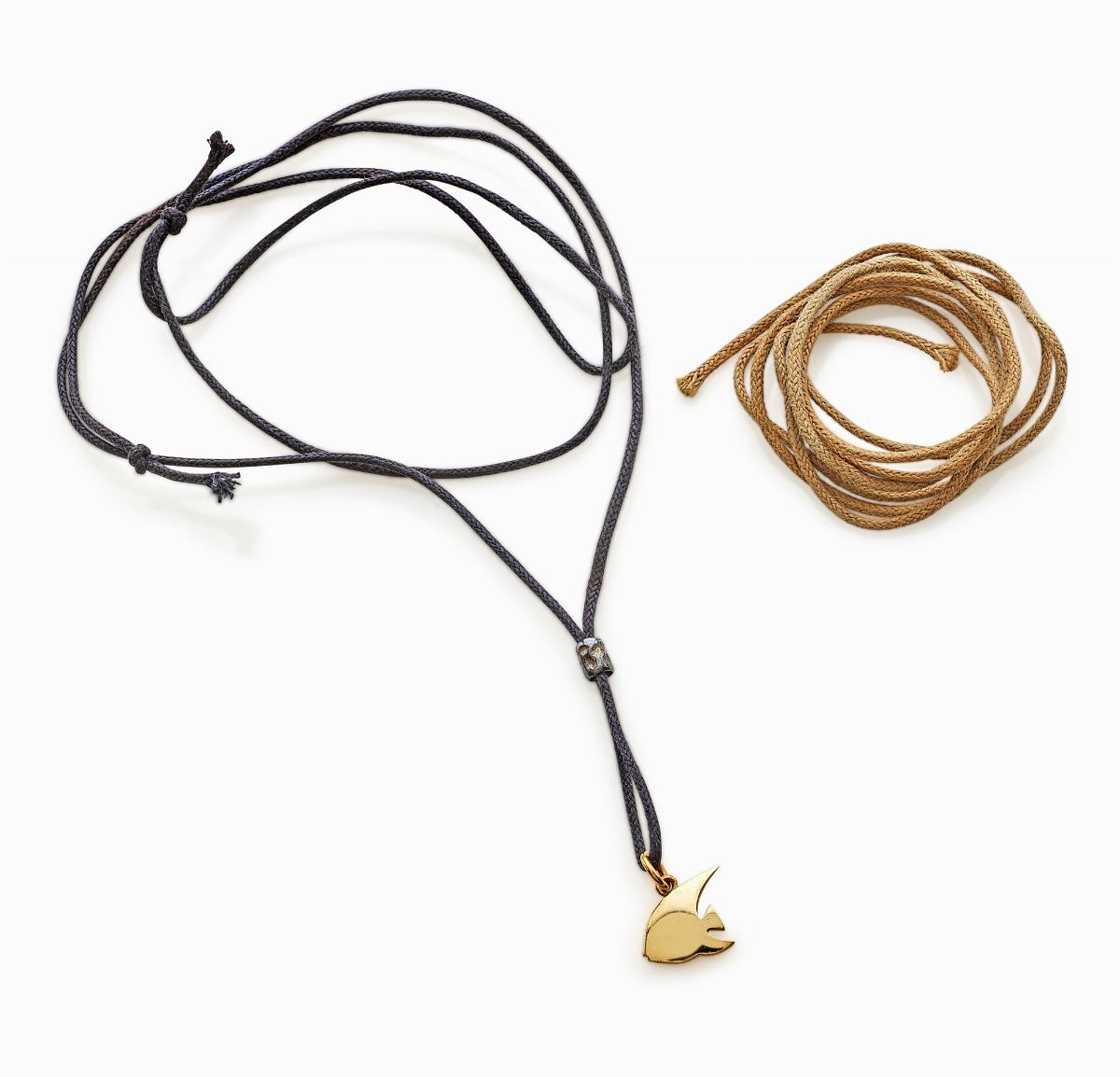 Dodo Pomellato, Pendente Pesce Angelo in oro giallo 18K