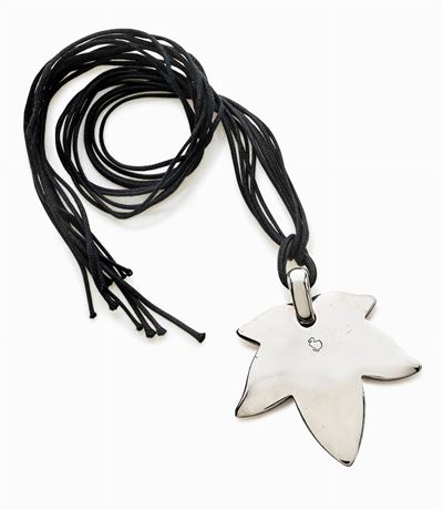 POMELLATO, Pendente Foglia d'Acero in Argento 925