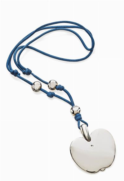 Dodo di Pomellato, Pendente mela in argento 925 con firmatura