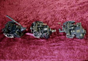 Tre carburatori Weber 36 DO2 montati tra