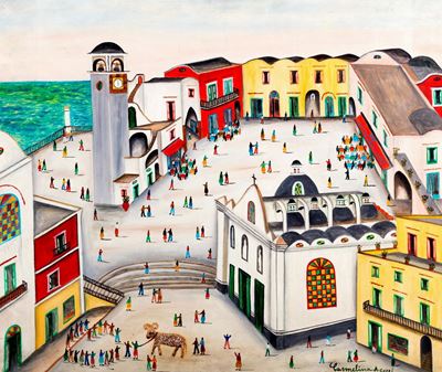 L'Ariete, olio su tela, 1969, cm 80 x 70