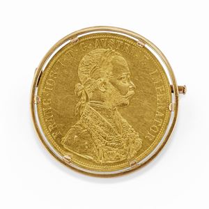 A 22K yellow gold demi parure