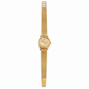 A 18K yellow gold lady's wristwatch, Longines