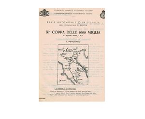 1937, il percorso della XI Coppa delle 1