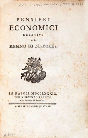 Pensieri economici relativi al regno di Napoli