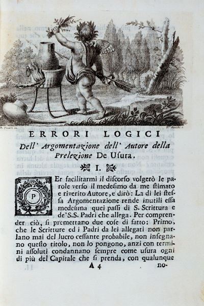 Riflessioni Intorno alla Logica di una Prelezione Sopra L'usura