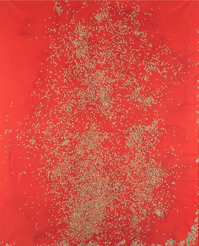 Senza titolo (1984), plastica e smalto acrilico su tela