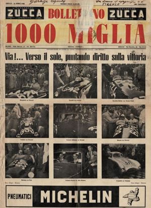 Pubblicazione "Bollettino 1000 Miglia" d