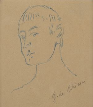 de Chirico Giorgio - Testa di saggio 