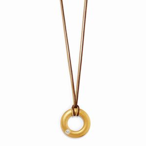 A 18K yellow gold and diamond pendant, Pomellato