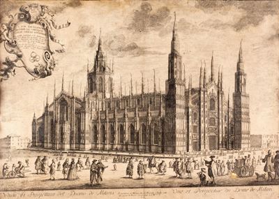 Veduta, Et Prospettiva del Duomo di Milano - Vue Et Perspective Du Dome De Milan