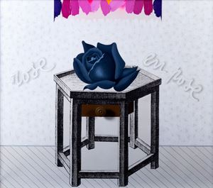 Pozzati Concetto - Rose en pose