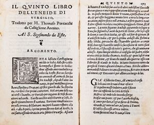 Virgilio, Publio Marone - L'Opere di Vergilio cioè la Bucolica, la Georgica, & l'Eneida, nuouamente da diuersi eccellentiss. auttori tradotte in uersi sciolti, et con ogni diligentia raccolte da m. Lodouico Domenichi