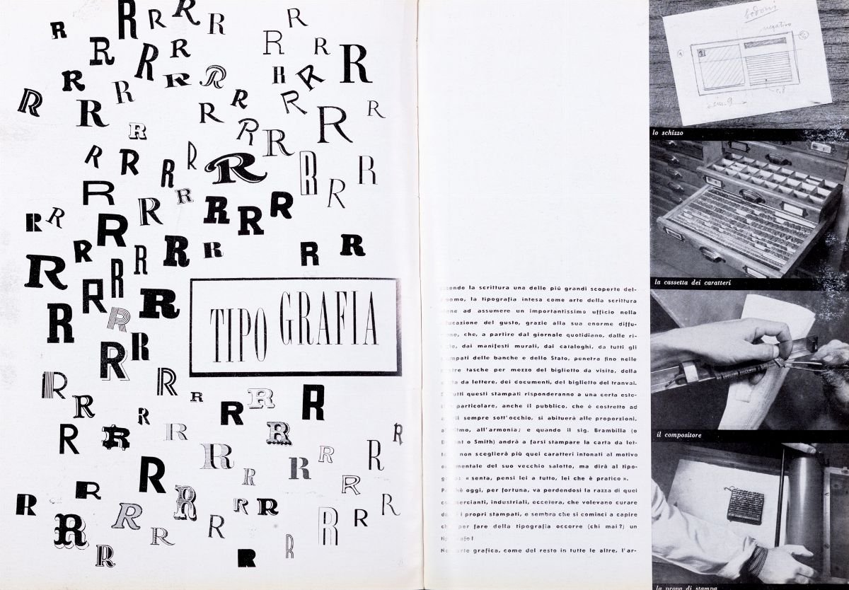 Bruno Munari - L’amore è un Lepidottero - il Tesoretto. Almanacco dello “specchio,, 1942- XX