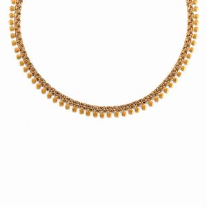 A 18K yellow gold necklace, circa 1950