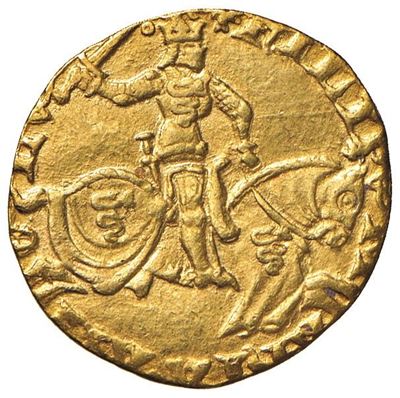 Filippo Maria Visconti, Fiorino con il Duca a Cavallo