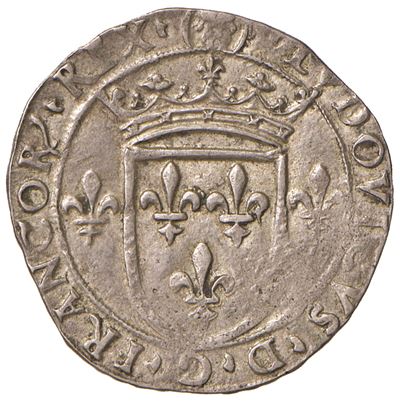 Ludovico XII Re di Francia, Grosso da 6 soldi, Milano (1500-1512)