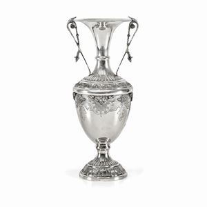 Vaso in argento, Italia XX secolo