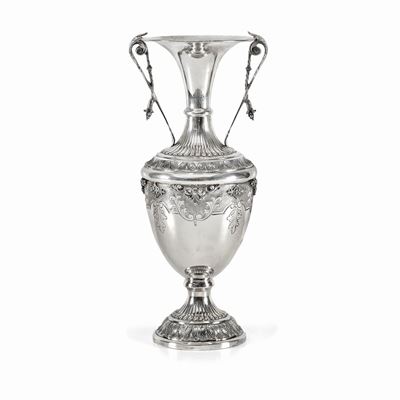 Vaso in argento, Italia, XX secolo