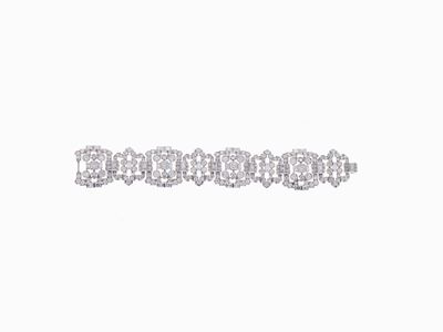 Importante Bracciale in Platino e Diaman