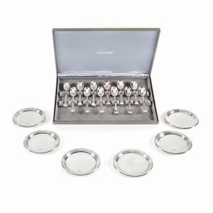 Lot of silver objects, Italy 20th Century