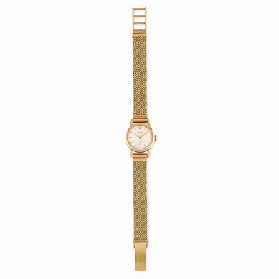 Orologio da donna in oro giallo 18K con movimento a carica manuale