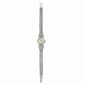 A 18K white gold and diamond wristwatch, Zenith