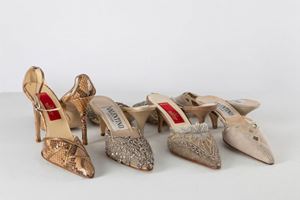 Lotto composto da quattro paia di scarpe