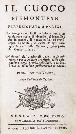 The Piedmontese cook perfected in Paris