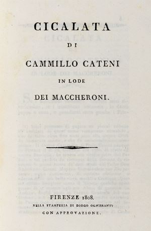 Cicalate of Florentine authors of our times
