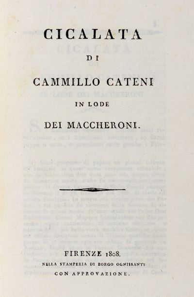 Cicalate D'autori Fiorentini dei Nostri Tempi