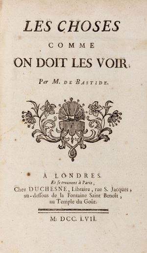 Les choses comme on doit les voir