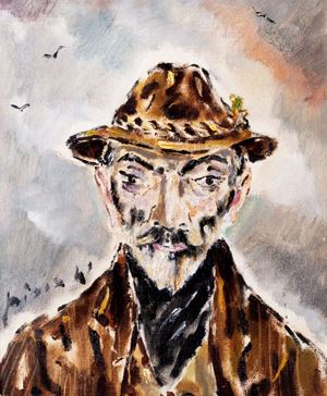 Portrait of an old man