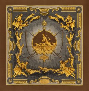 Hermès - Foulard Chiens et Valets